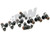 DeatschWerks Bosch EV14 Universal 40mm/14mm 220lb/hr Injectors (Set of 8)