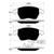 Porterfield AP1107 R4-S Front Brake Pad, Audi A3 2.0L Base 2006-2011