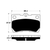 Porterfield AP1113 R4-S Rear Brake Pad, Lexus 2006-2007 GS300/ 2006-2008 IS250