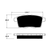 Porterfield AP1259 R4-S Rear Brake Pad, Ford Edge / Lincoln MKX / Mazda CX-7/CX-9 2007-2010