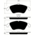 Porterfield AP1342 R4-S Front Brake Pad, 2008-2015 Mercedes-Benz C350 / 2010-2015 Mercedes-Benz E350