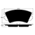 Porterfield AP1404 R4-S Front Brake Pad, Chevrolet Camaro 2010-2015