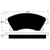 Porterfield AP1522 R4-S Front Brake Pad, Chevy Cruze Eco/LS/1LT/2LT/LTZ / 12 Sonic LS/LT/LTZ Perf Ceramic 2011-2012