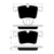 Porterfield AP1561 R4-S Front Brake Pad, 2012-2016 BMW 328i/328i xDrive / 2014-2016 BMW 428i/428i xDrive