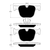 Porterfield AP1610 R4-S Rear Brake Pad, 2013-2015 BMW 335i/335i xDrive / 2014-2016 BMW 435i/435i xDrive