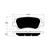 Porterfield AP1659 R4-S Rear Brake Pad, Cadillac 2013-2016 ATS / 2014-2015 CTS