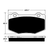 Porterfield AP1718 R4-S Rear Brake Pad, Chevrolet Corvette 2014