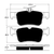 Porterfield AP1878 R4-S Rear Brake Pad, Honda Civic 2016-2017