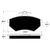 Porterfield AP227 R4-S Front Brake Pad, 256mm Rotor, Audi 4000 1.8L S 256mm Rotors 1985