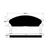 Porterfield AP333 R4-S Front Brake Pad, 1987-2005 Nissan Pathfinder (Various) / 1986-1997 PickUp D21 (Various)