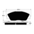 Porterfield AP373 R4-S Front Brake Pad, Honda/ Acura 1988-1991 Civic Wagon/90-91CRX Si/ 1988-1990 Prelude S