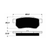 Porterfield AP374 R4-S Rear Brake Pad, 1990-2001 Acura Integra (excl Type R) / 1998-2000 Civic Coupe Si