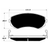 Porterfield AP422 R4-S Front Brake Pad, 1989-1993 240SX LE & SE (non-ABS) & Base / 1994-1996 240SX SE & Base