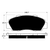Porterfield AP503 R4-S Front Brake Pad, Honda Prelude 1997-2001