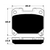 Porterfield AP630 R4-S Rear Brake Pad, Toyota Supra TT 1993-1998