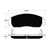 Porterfield AP787 R4-S Front Brake Pad, 04+ Accord TSX / 1999-2008 TL / 2001-2003 CL / 08+ Honda Accord EX Ceramic