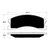 Porterfield AP945 R4-S Front Brake Pad, Jeep Grand Cherokee w/ Akebono Calipers ONLY 1999-2004