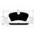 Porterfield AP1330 R4-S Rear Brake Pad, Ford E-450 2008-2016