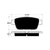 Porterfield AP1103 R4-S Rear Brake Pad, Honda Ridgeline 2006