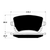 Porterfield AP1018 R4-S Rear Brake Pad, Audi RS4 4.2 (Cast Iron Rotors) 2006-2009