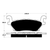Porterfield AP1120 R4-S Rear Brake Pad, Hummer H3 3.5 2005-2007