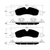 Porterfield AP1278 R4-S Front Brake Pad, Ford Expedition 5.4 2WD 2007-2009