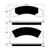 Porterfield AP1329 R4-S Rear Brake Pad, Ford Econoline E150 4.6 2008+