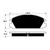 Porterfield AP334 R4-S Front Brake Pad, Honda Accord Coupe 2.0 DX 1984-1989