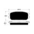 Porterfield AP532 R4-S Rear Brake Pad, Dodge Stealth 3.0 4WD 1991-1993