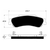Porterfield AP729 R4-S Rear Brake Pad, Chevrolet Blazer 4.3 2WD 1998-2005