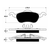 Porterfield AP816 R4-S Front Brake Pad, Ford Focus 2.0 2000-2004