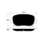 Porterfield AP923 R4-S Front Brake Pad, Pontiac Vibe 1.8 2002-2008
