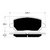 Porterfield AP956 R4-S Front Brake Pad, Chevrolet Cobalt 2.2 4 Lug 2005-2010
