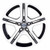 Volvo Genuine Wheels 30695231 17x7.5 Cassiopeia Wheel, Diamond Cut/Titanium Grey