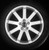 Volvo Genuine Wheels 9499038 17x7.5 Sentinal Wheel, Silver Stone