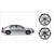 Volvo Genuine Wheels 31280103 18x8 Freja Wheel, Diamond Cut/Light Grey