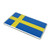 Aluminum Swedish Flag Badge