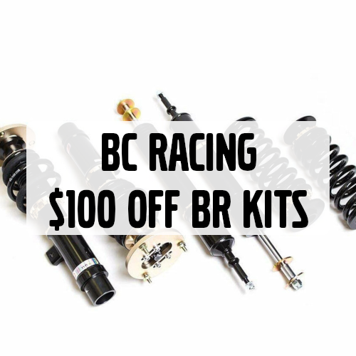 BC Racing $100 off BR kits