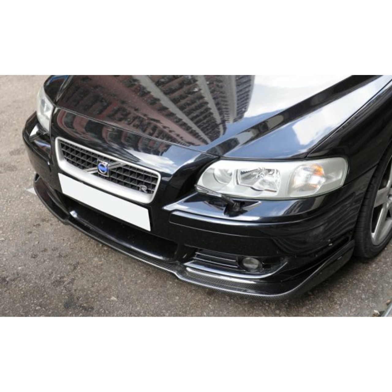 VST ボルボ V70Rフロントバンパースポイラー カーボンファイバー Carbon Fiber Front Lower Lip Spoiler, Volvo S60R/V70R - ViVA