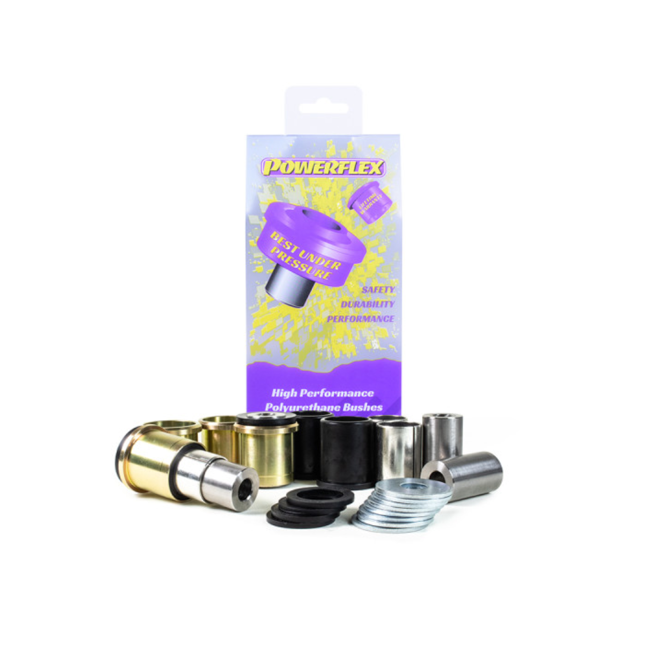 no.109 レオパードとLava stoneのゴムブレス Powerflex PF3-1401 Control Arm Bushings, Audi R8 Type 42