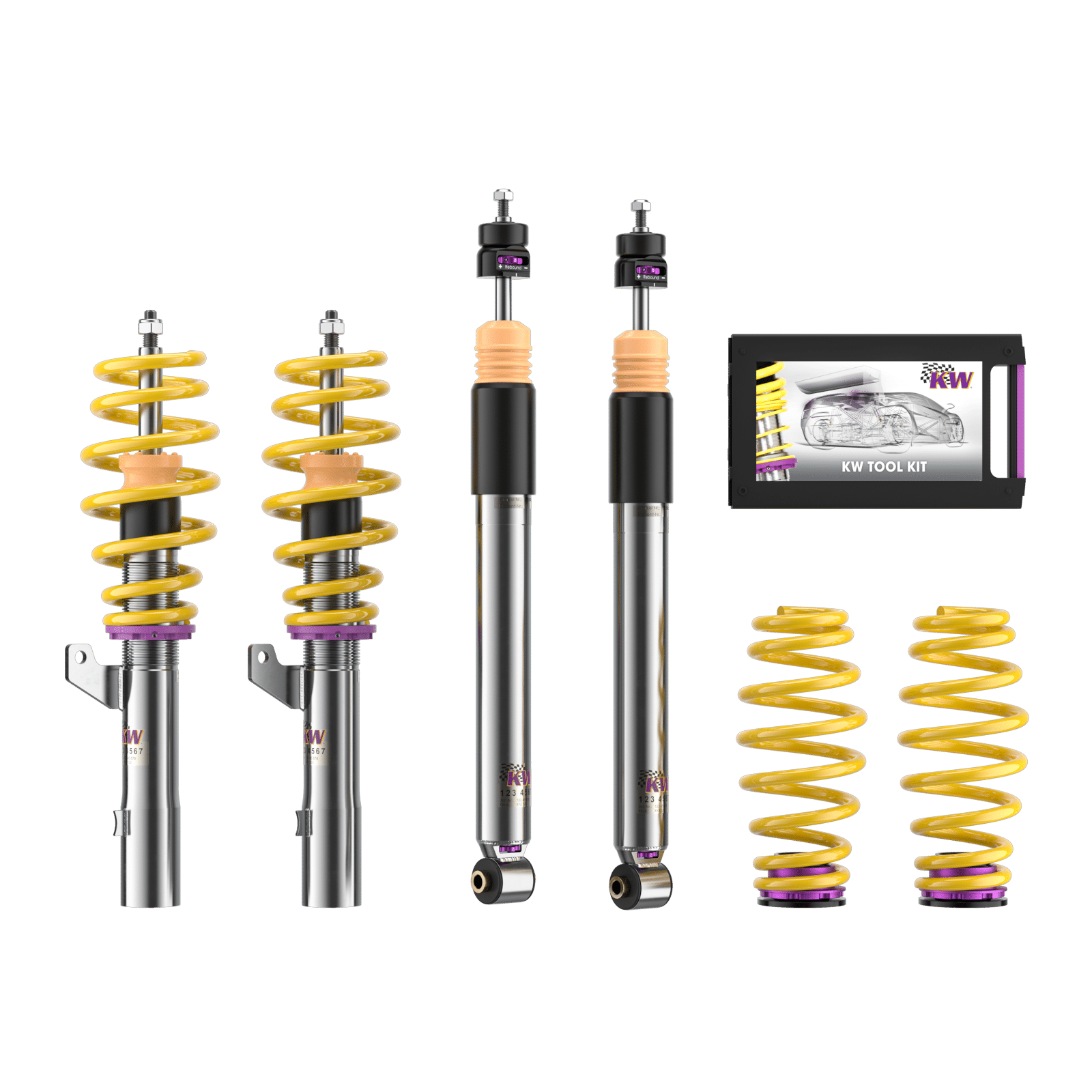 KW V3 Coilover Kit, S60/V60, S90/V90 FWD/AWD - ViVA Performance