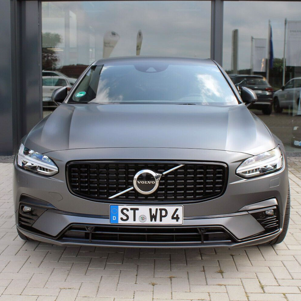 Volvo S90/V90 R-Design Front Grille w/o Camera, Black Trim - ViVA
