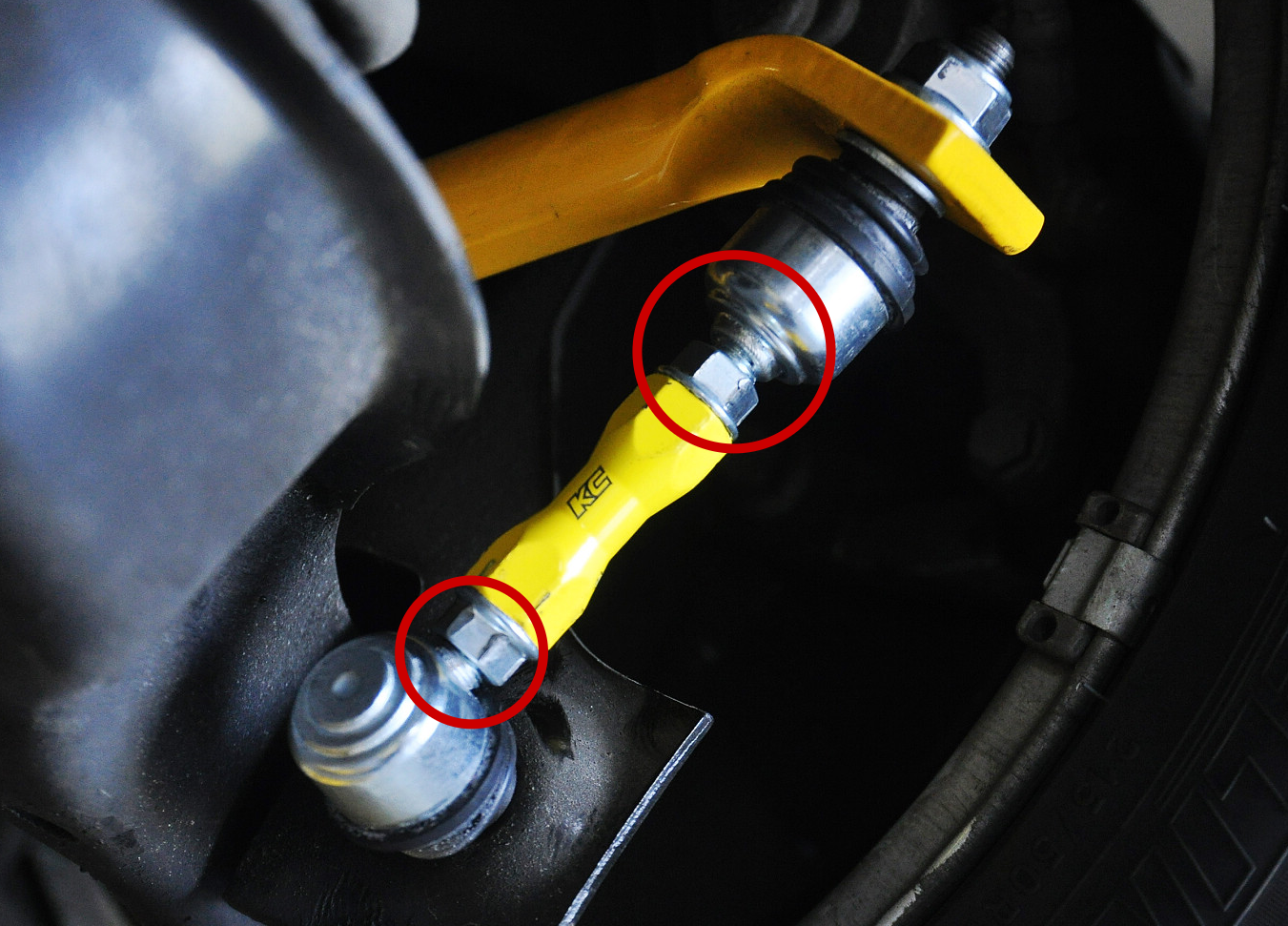 KCDesign Heavy Duty Adjustable Rear Sway Bar End Links