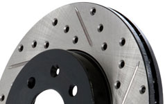 StopTech sport drilled slotted rotor