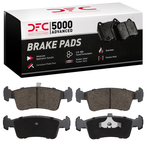 DFC 5000 Advanced Semi-Metallic Front Brake Pads, Suzuki Samurai 1986 ...