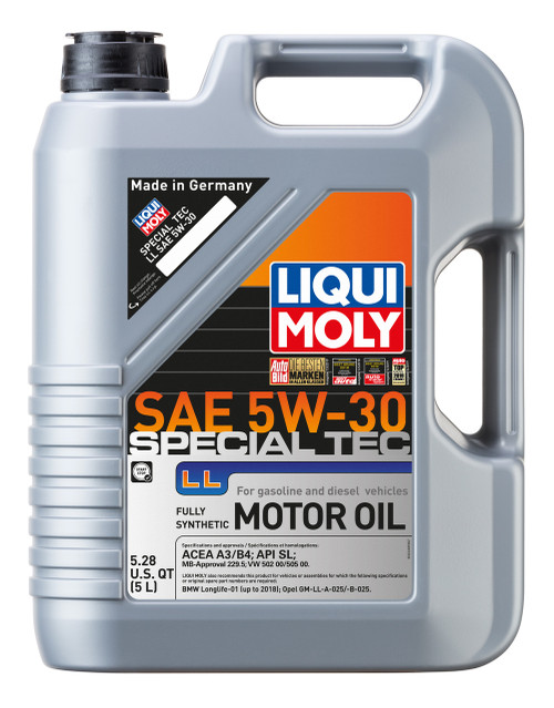メンテナンス LIQUI MOLY 0W-30 SPECIAL TEC 5L Liqui Moly Special Tech LL 5W-30 Engine Oil, 5L (5.28qt) - ViVA
