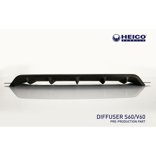 Diffuser Volvo Heico Rear Diffuser, Volvo S60/V60 R-Design/Polestar Engineered - ViVA ...
