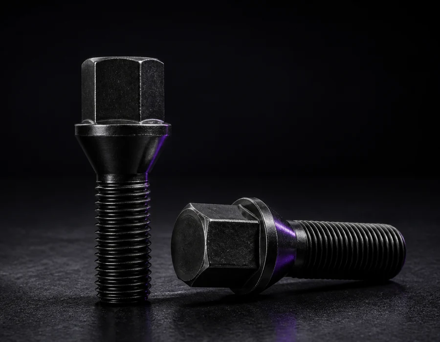 H and R conical-seat wheel bolts