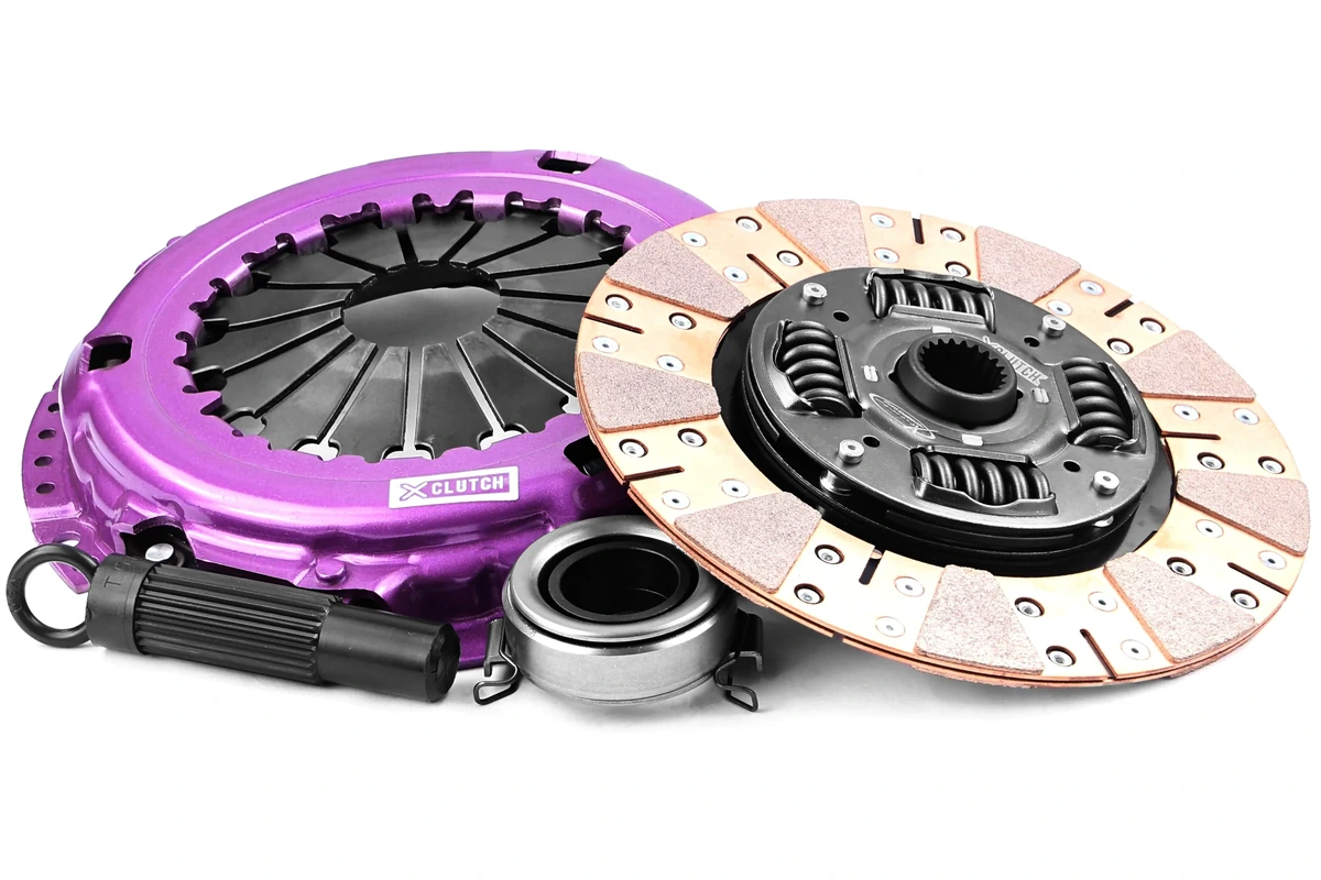 Complete XClutch pressure plate, friction disc, release bearing, and alignment tool
