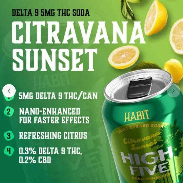High Five 5mg soda